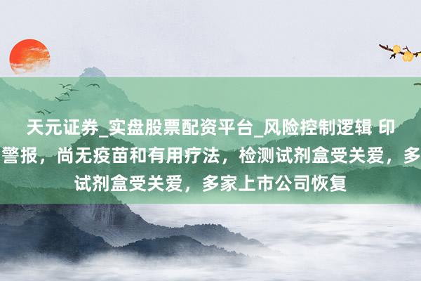天元证券_实盘股票配资平台_风险控制逻辑 印度尼帕病毒拉响警报，尚无疫苗和有用疗法，检测试剂盒受关爱，多家上市公司恢复